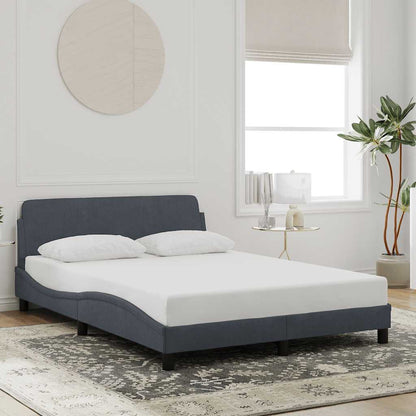 Giroletto Dover Grigio Scuro 140x200 cm Velluto