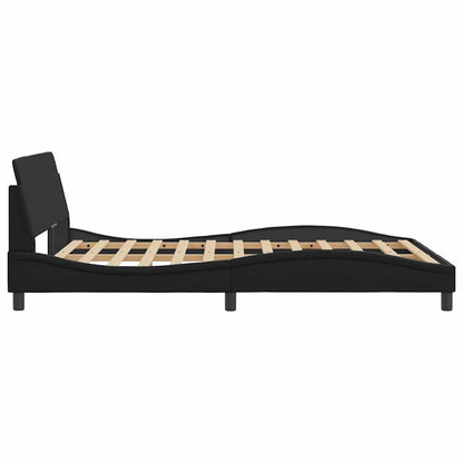 Giroletto Dover Nero 140x200 cm in Similpelle