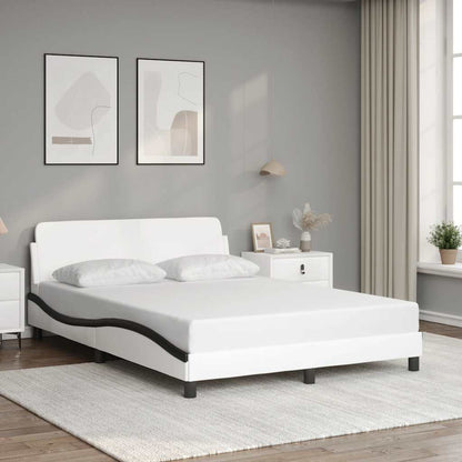 Giroletto Dover Nero e Bianco 140x200 cm in Similpelle