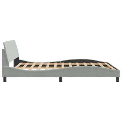 Giroletto Dover Grigio Chiaro 160x200 cm Velluto