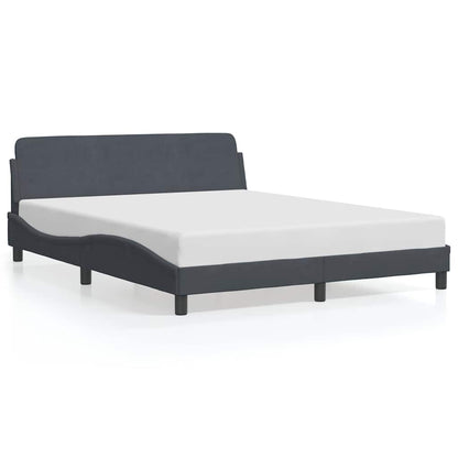 Giroletto Dover Grigio Scuro 160x200 cm Velluto