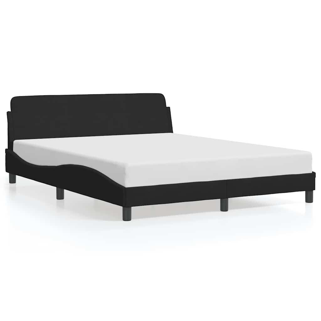 Giroletto Dover Nero 160x200 cm in Velluto