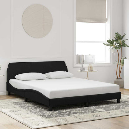 Giroletto Dover Nero 160x200 cm in Velluto