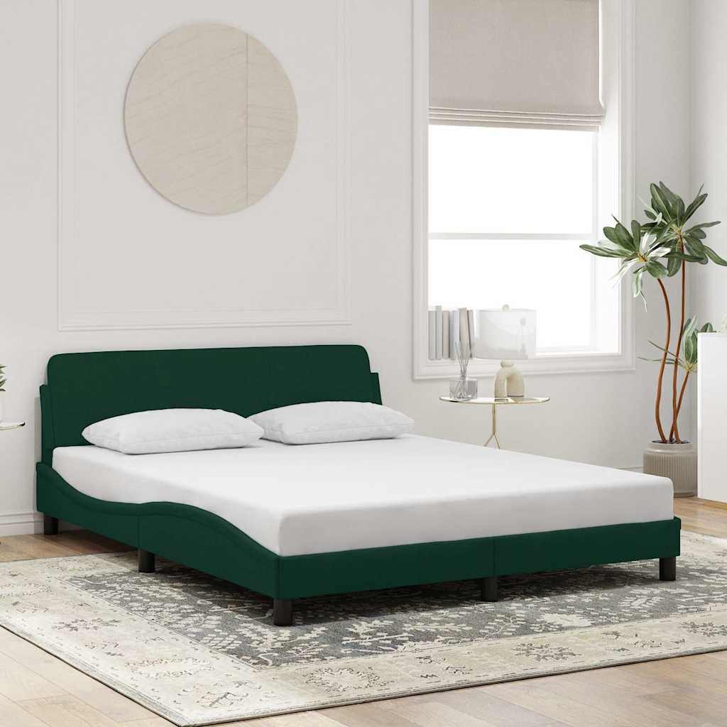 Giroletto Dover Verde Scuro 160x200 cm in Velluto