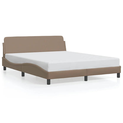Giroletto Dover Cappuccino 160x200 cm in Similpelle