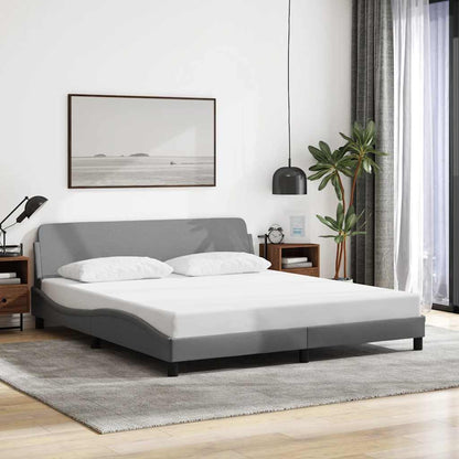 Giroletto Dover Grigio Chiaro 180x200 cm Tessuto
