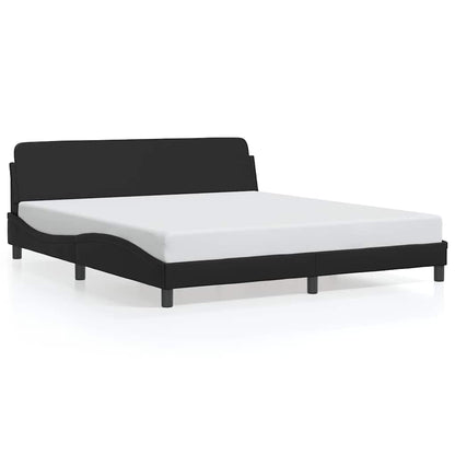 Giroletto Dover Nero 180x200 cm in Similpelle