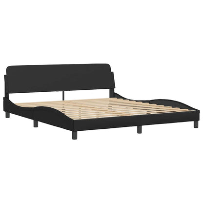 Giroletto Dover Nero 180x200 cm in Similpelle