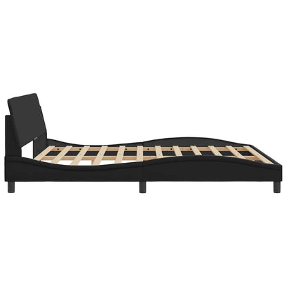 Giroletto Dover Nero 180x200 cm in Similpelle