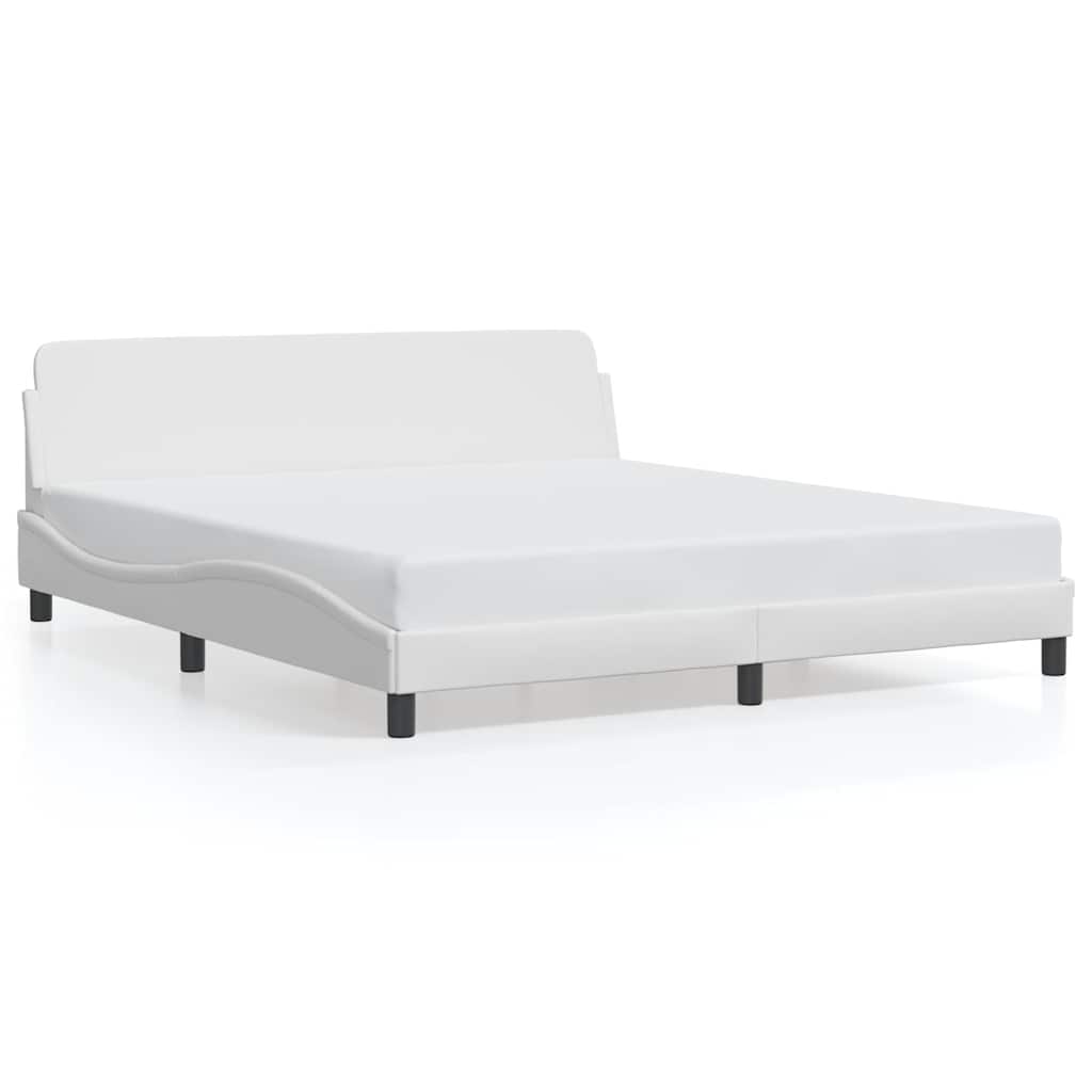 Giroletto Dover Bianco 180x200 cm in Similpelle