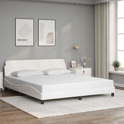 Giroletto Dover Bianco 180x200 cm in Similpelle