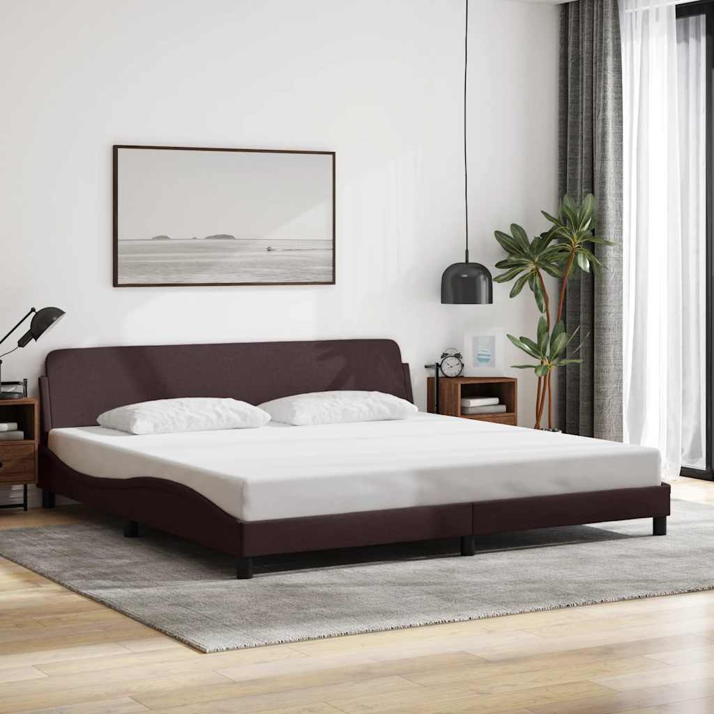 Giroletto Dover Marrone Scuro 200x200 cm in Tessuto