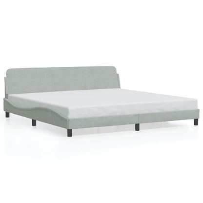Giroletto Dover Grigio Chiaro 200x200 cm Velluto