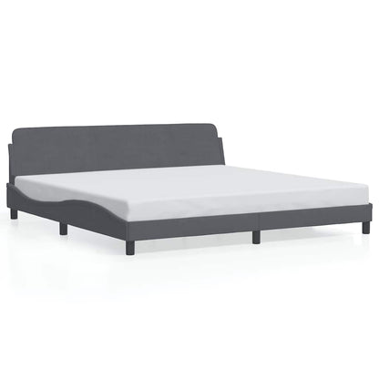 Giroletto Dover Grigio Scuro 200x200 cm Velluto