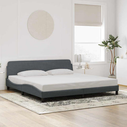Giroletto Dover Grigio Scuro 200x200 cm Velluto