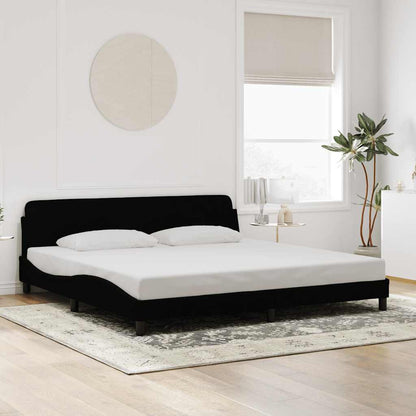 Giroletto Dover Nero 200x200 cm in Velluto
