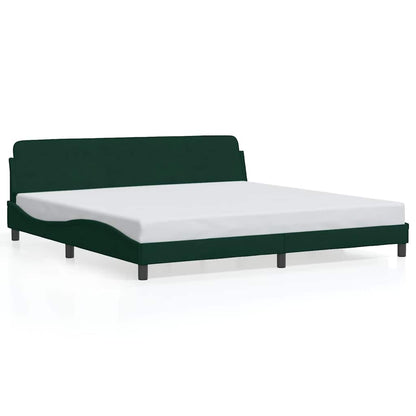 Giroletto Dover Verde Scuro 200x200 cm in Velluto