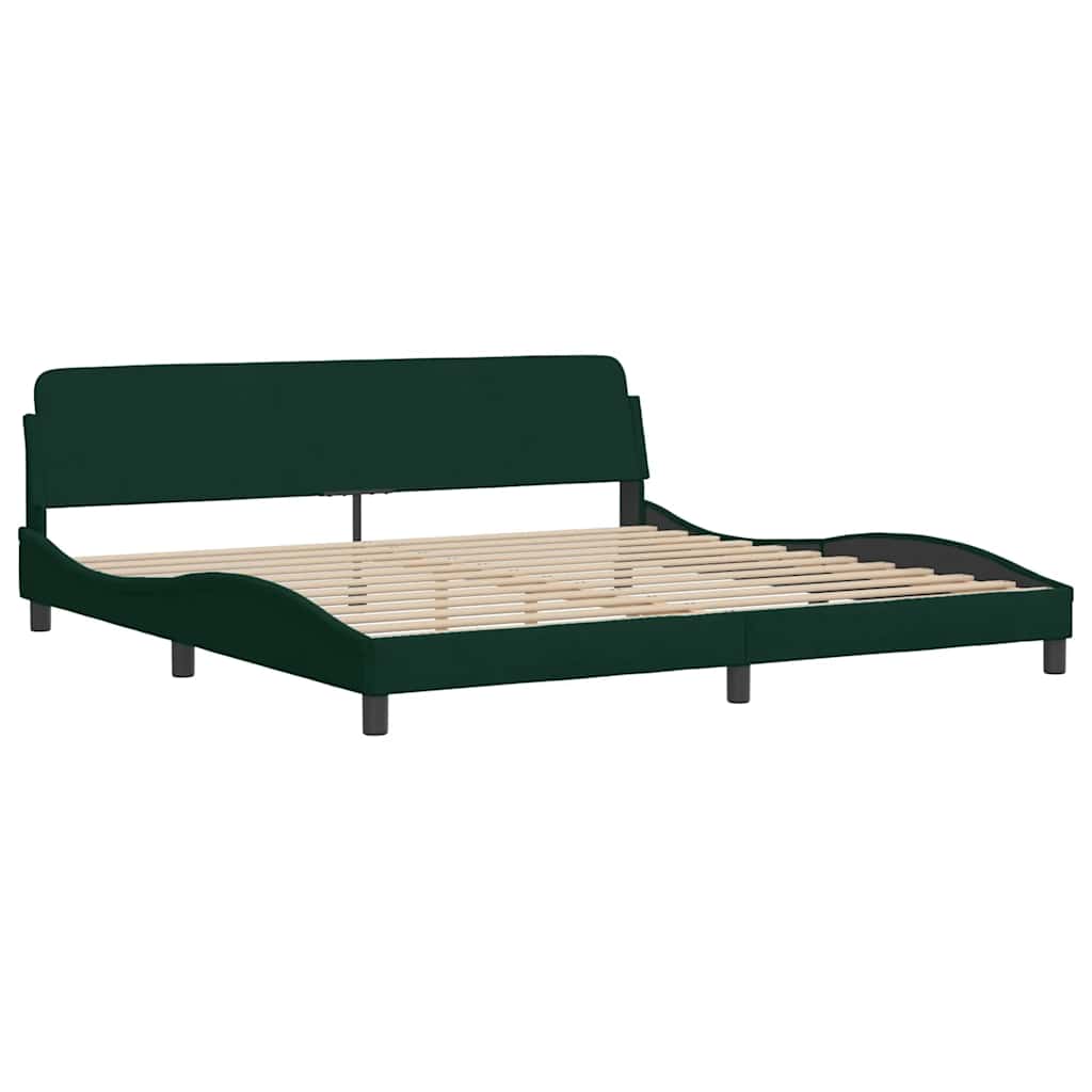 Giroletto Dover Verde Scuro 200x200 cm in Velluto