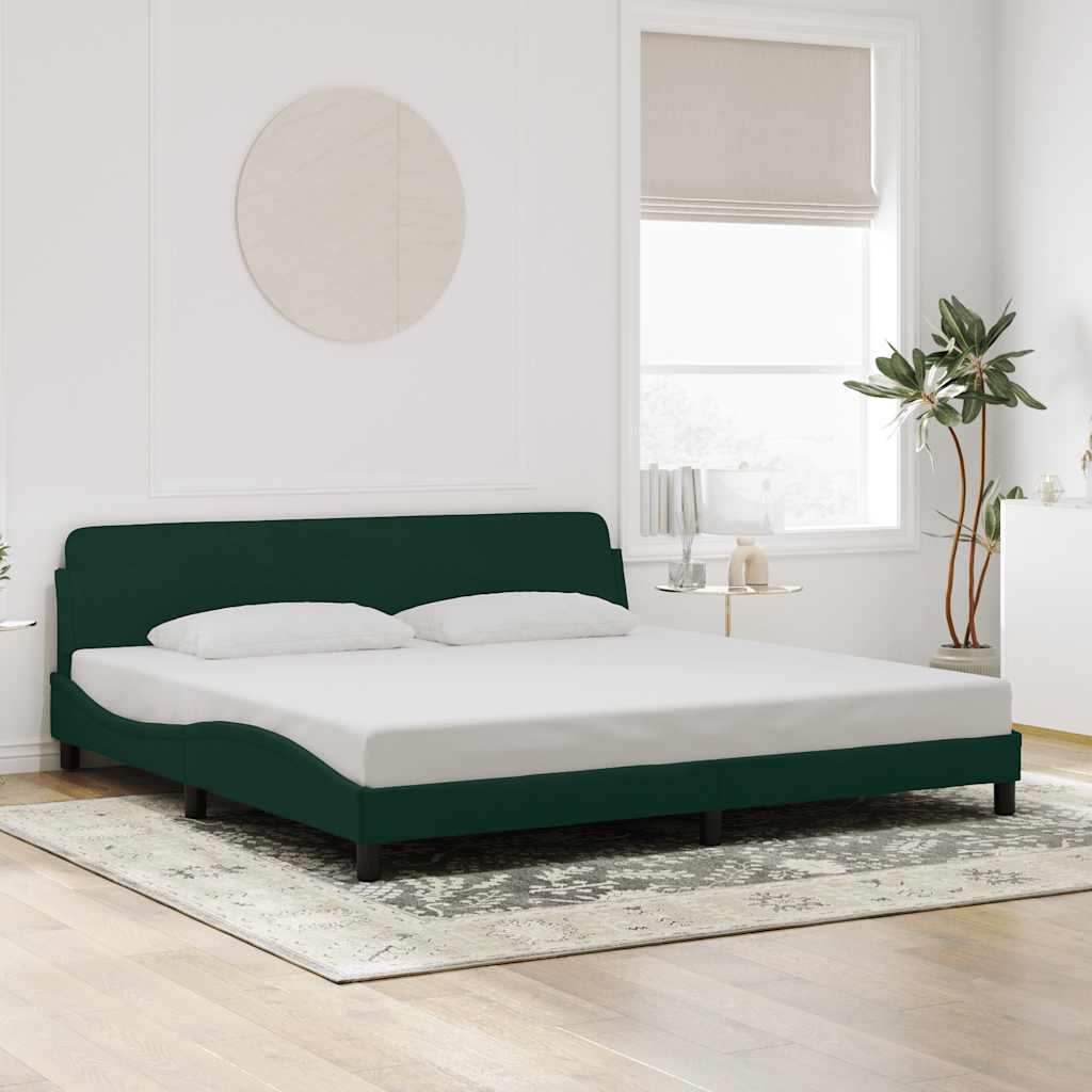 Giroletto Dover Verde Scuro 200x200 cm in Velluto