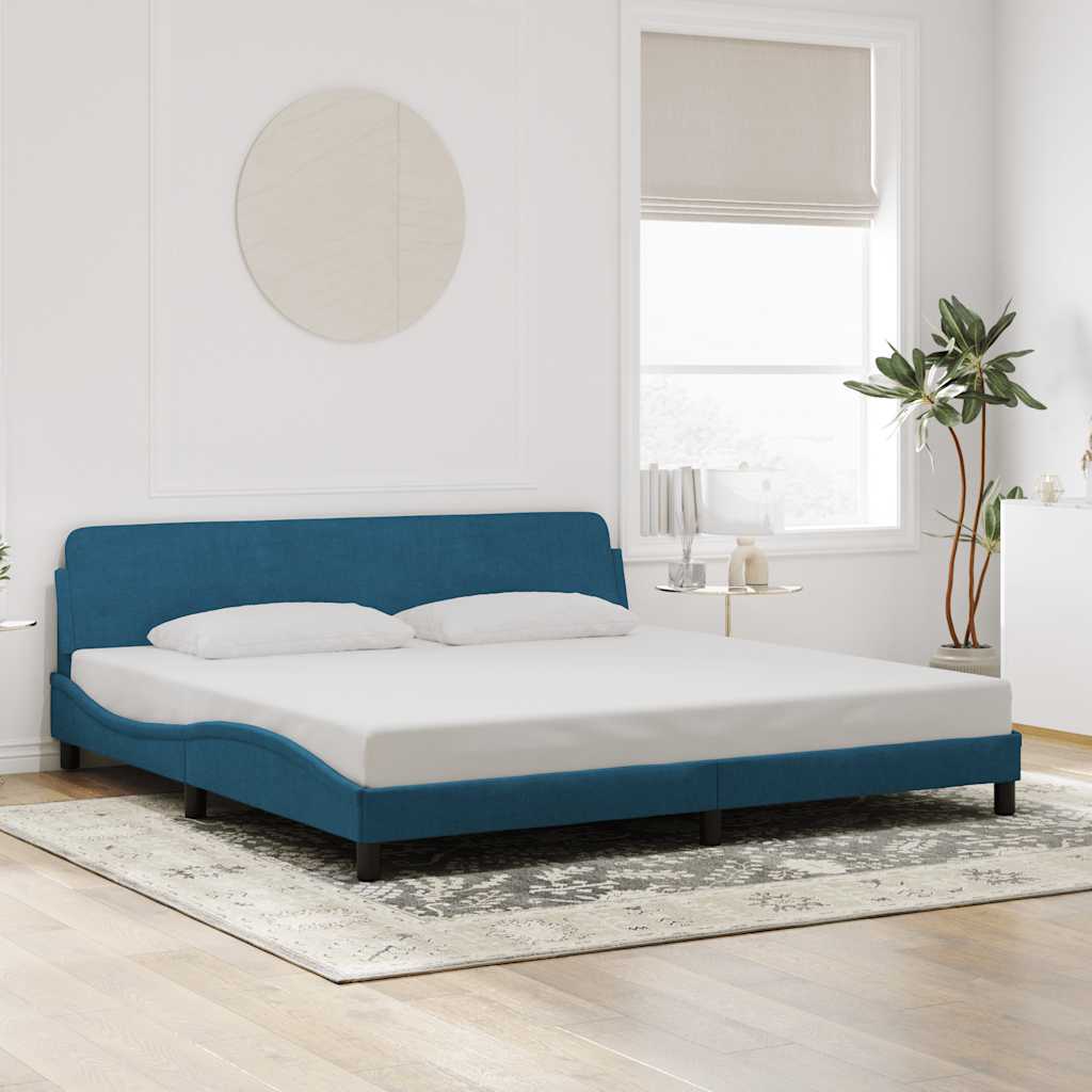 Giroletto Dover Blu 200x200 cm in Velluto