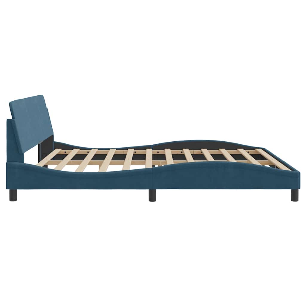 Giroletto Dover Blu 200x200 cm in Velluto