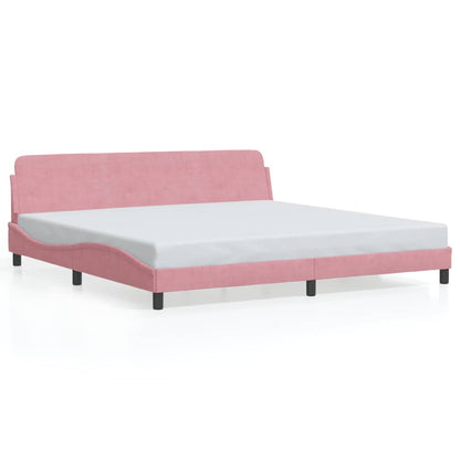 Giroletto Dover Rosa 200x200 cm in Velluto