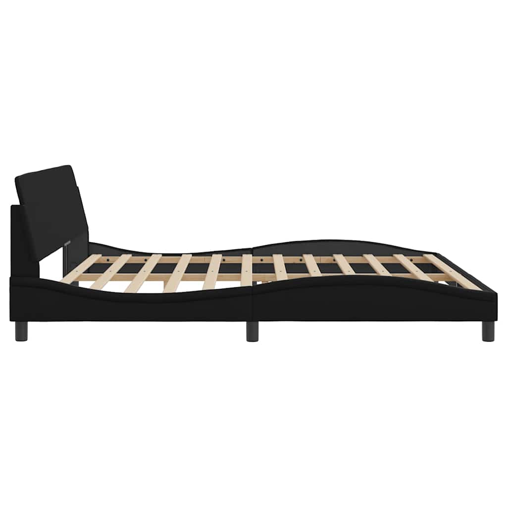 Giroletto Dover Nero 200x200 cm in Similpelle
