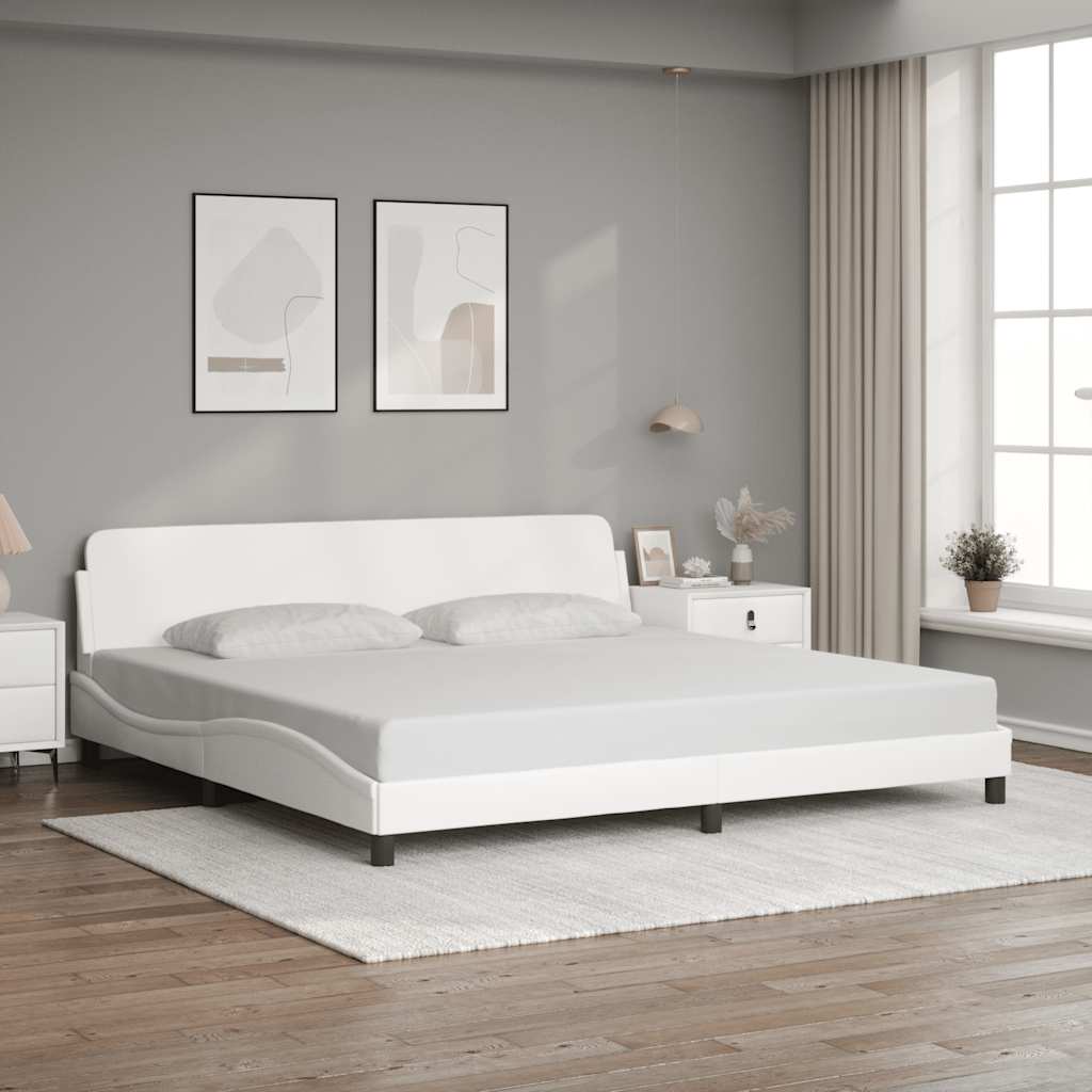 Giroletto Dover Bianco 200x200 cm in Similpelle