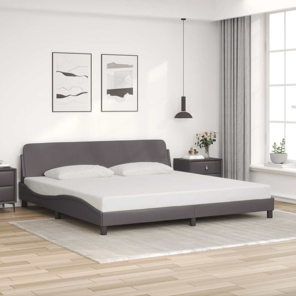 Giroletto Dover Grigio 200x200 cm in Similpelle