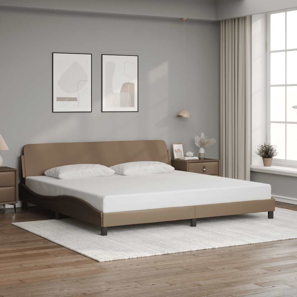 Giroletto Dover Cappuccino 200x200 cm in Similpelle