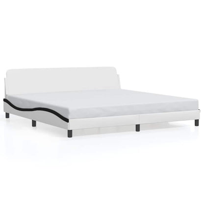Giroletto Dover Bianco e Nero 200x200 cm in Similpelle