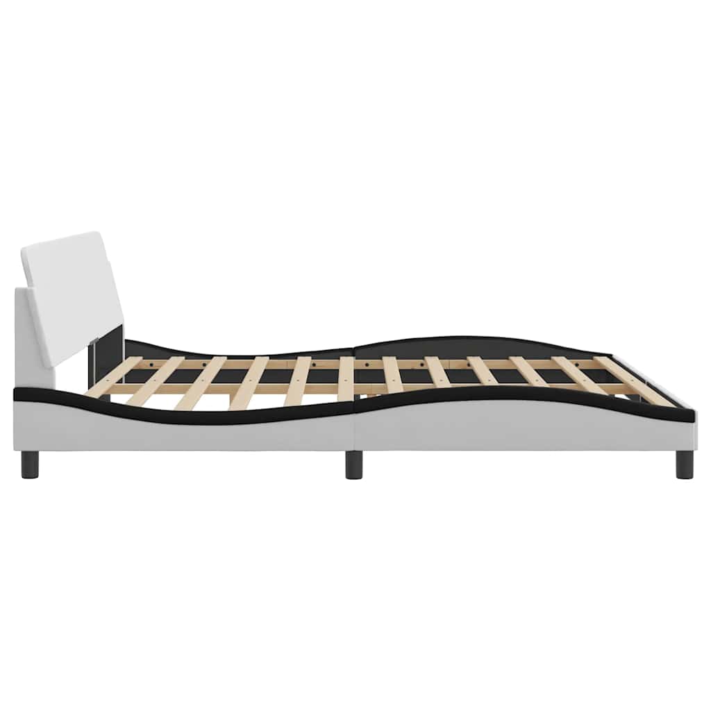 Giroletto Dover Bianco e Nero 200x200 cm in Similpelle