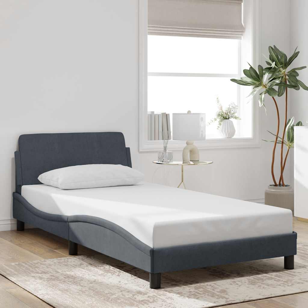 Giroletto Dover Grigio Scuro 100x203 cm in Velluto