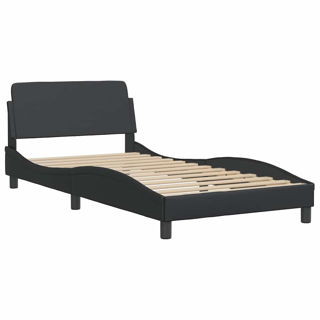 Giroletto Dover Nero 100x203 cm in Similpelle