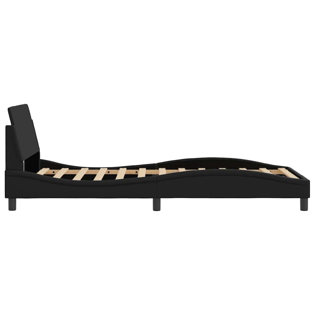Giroletto Dover Nero 100x203 cm in Similpelle