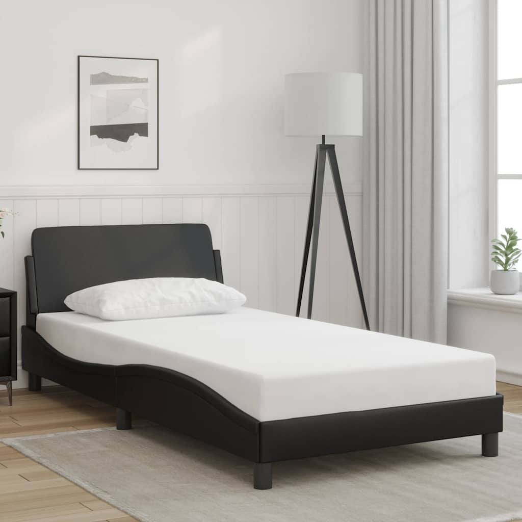 Giroletto Dover Nero 100x203 cm in Similpelle