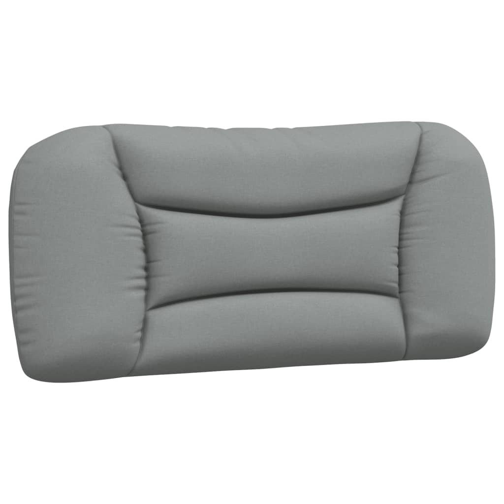 Cuscino Testiera Grigio Chiaro 80 cm in Tessuto