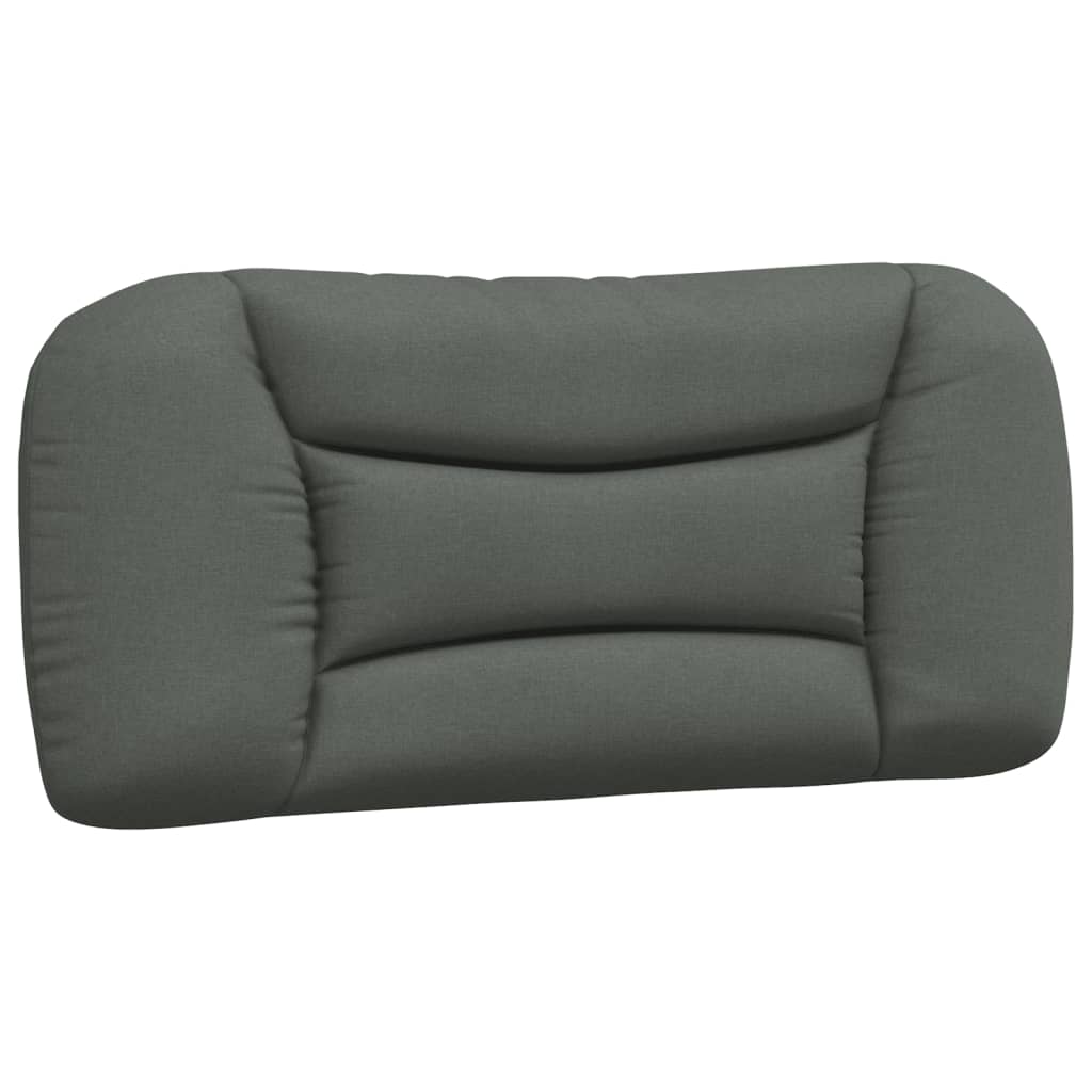 Cuscino Testiera Grigio Scuro 80 cm in Tessuto