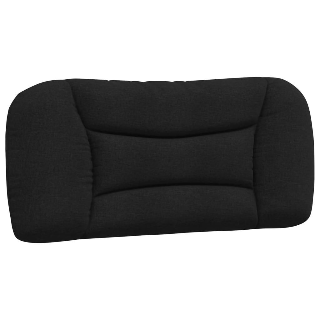 Cuscino Testiera Nero 90 cm in Tessuto