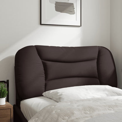 Cuscino Testiera Marrone Scuro 90 cm in Tessuto