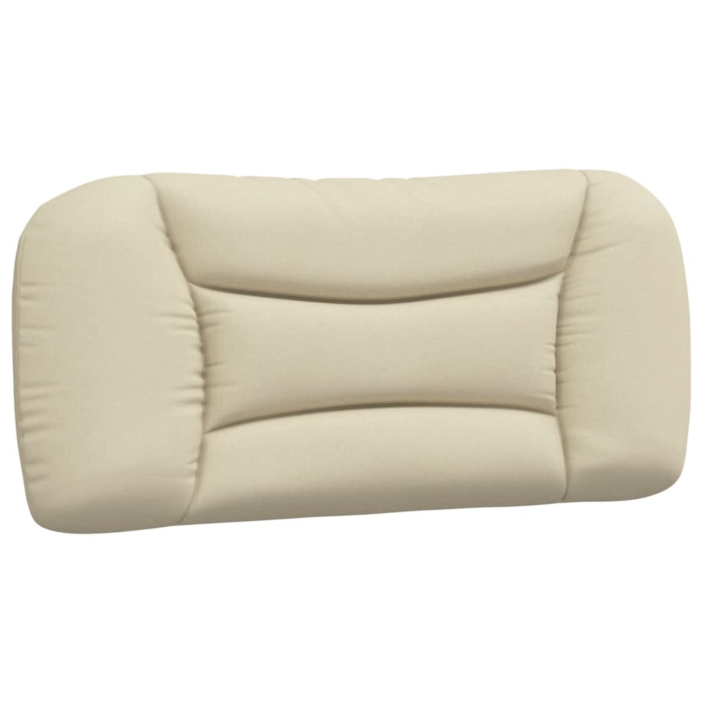 Cuscino Testiera Crema 90 cm in Tessuto