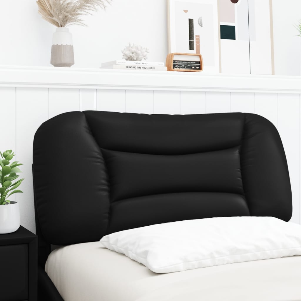Cuscino Testiera Hvar Nero 90 cm in Similpelle