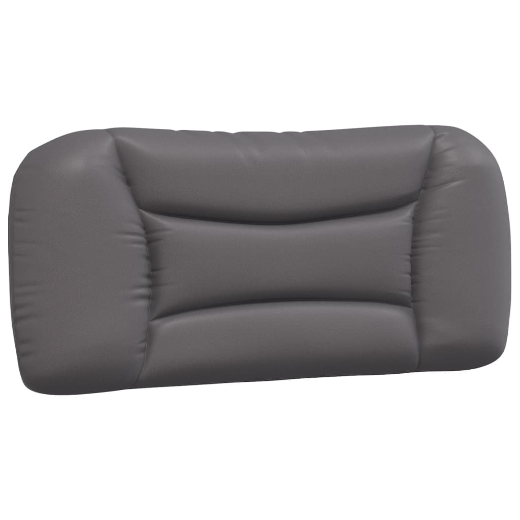 Cuscino Testiera Hvar Grigio 90 cm in Similpelle