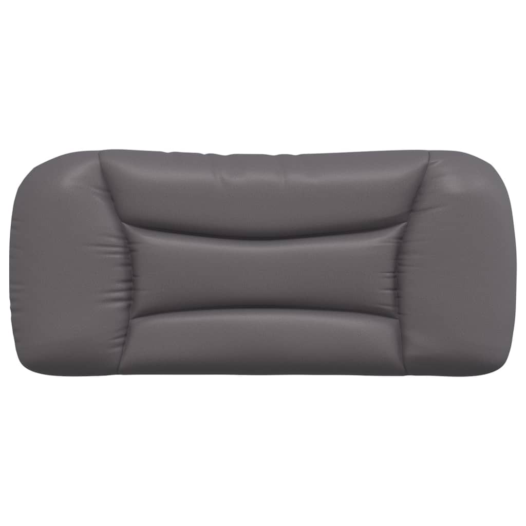 Cuscino Testiera Hvar Grigio 90 cm in Similpelle