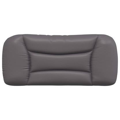 Cuscino Testiera Hvar Grigio 90 cm in Similpelle