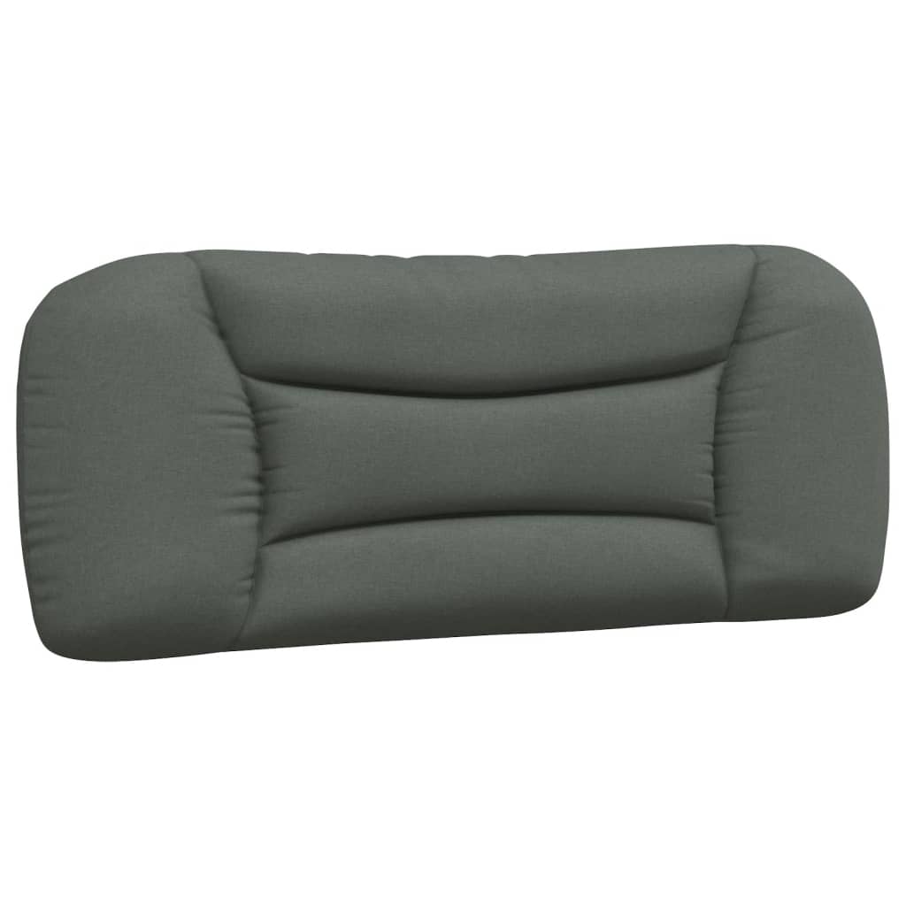 Cuscino Testiera Grigio Scuro 100 cm in Tessuto