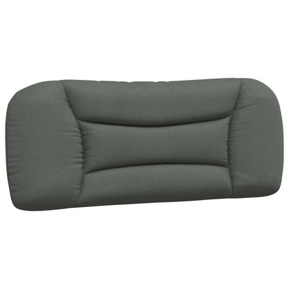 Cuscino Testiera Grigio Scuro 100 cm in Tessuto