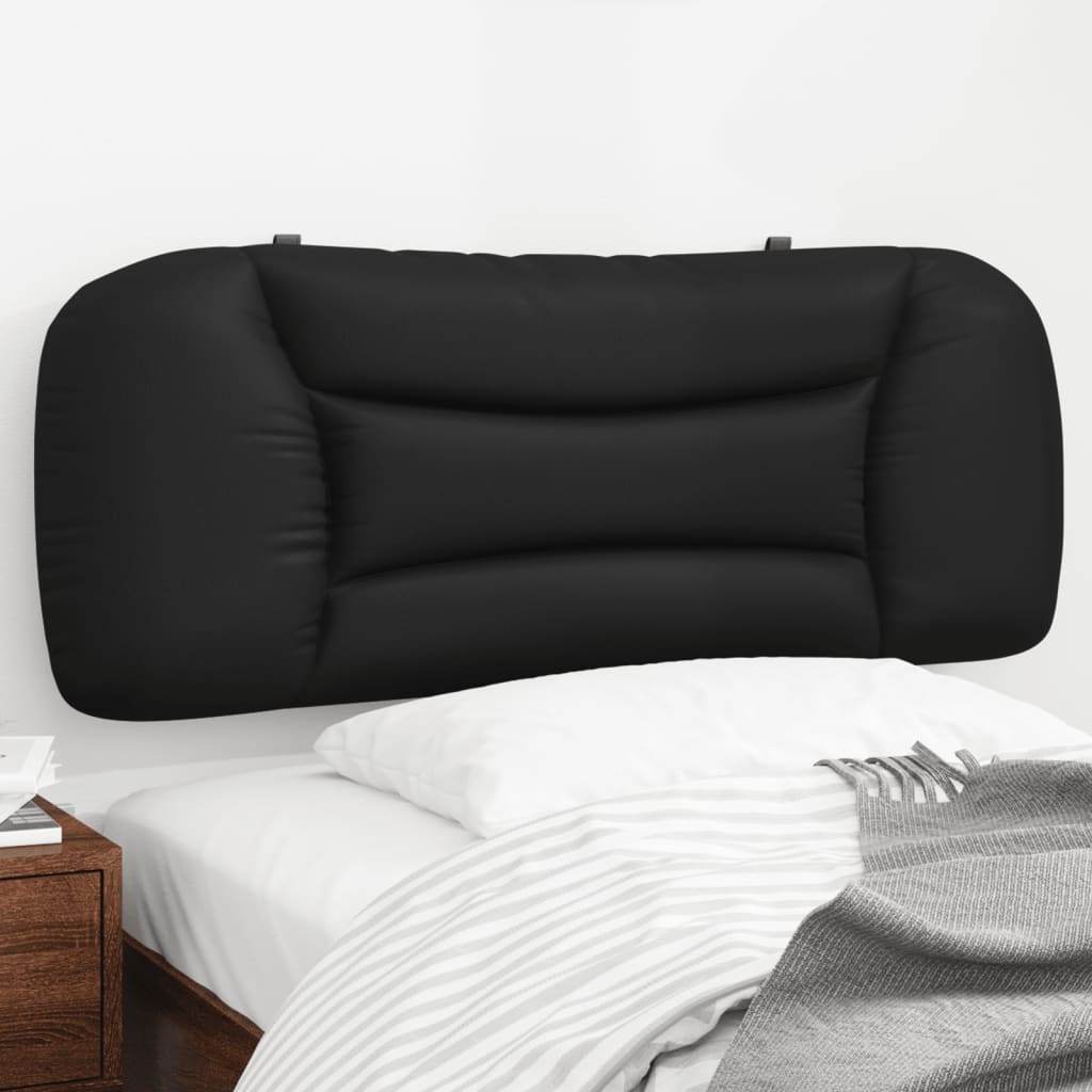 Cuscino Testiera Hvar Nero 100 cm in Similpelle