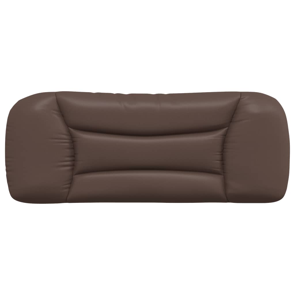 Cuscino Testiera Hvar Marrone 100 cm in Similpelle