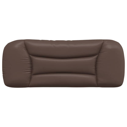 Cuscino Testiera Hvar Marrone 100 cm in Similpelle